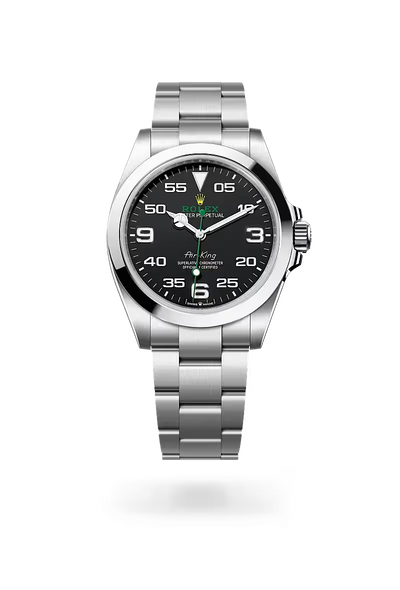 Air-King 41mm Black Dial Oystersteel Automatic Men's Watch