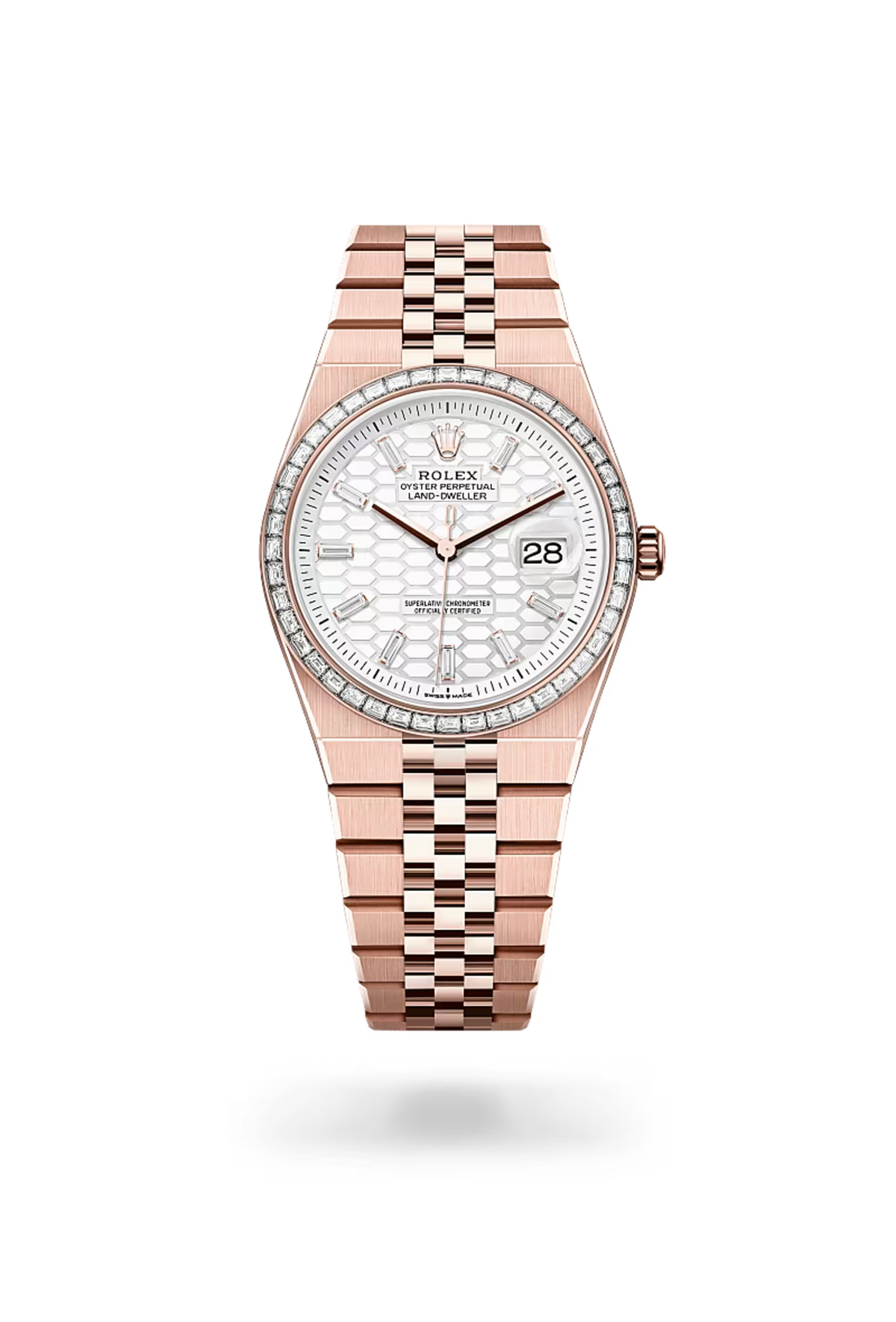 Land-Dweller 36 Signature Rose Gold Luxury Wrist Watch
