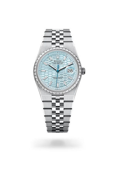 Land-Dweller 36 Arctic Glow Diamond Bezel Watch
