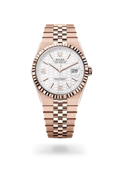 Land-Dweller 40 Everose Gold Classic White Dial Luxury Timepiece