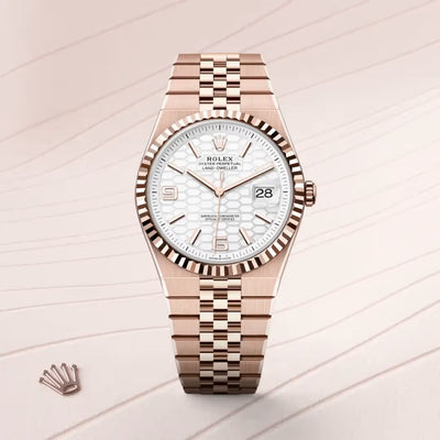 Land-Dweller 40 Everose Gold Classic White Dial Luxury Timepiece