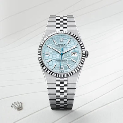 Land-Dweller 40 Light Blue Dial Jubilee Bracelet Luxury Watch