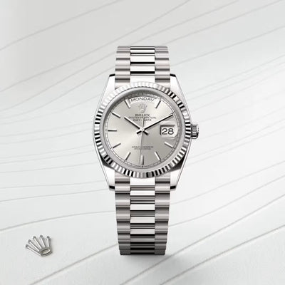 Day-Date 36 Silver Frost Executive Watch