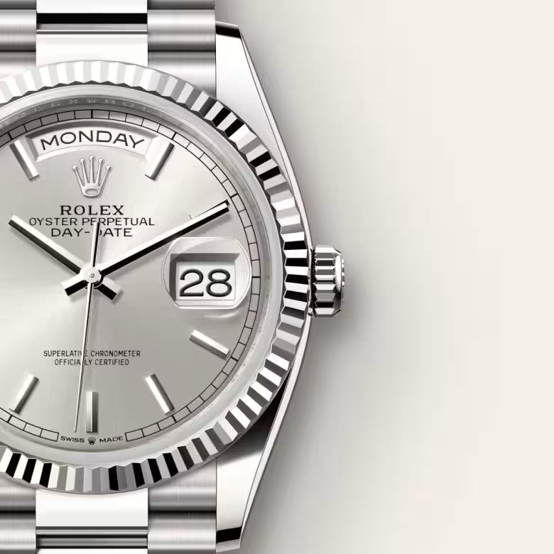 Day-Date 36 Silver Frost Executive Watch