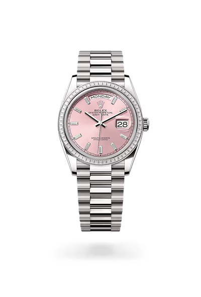 Day-Date 36 Blush Pink Diamond Luxe Watch