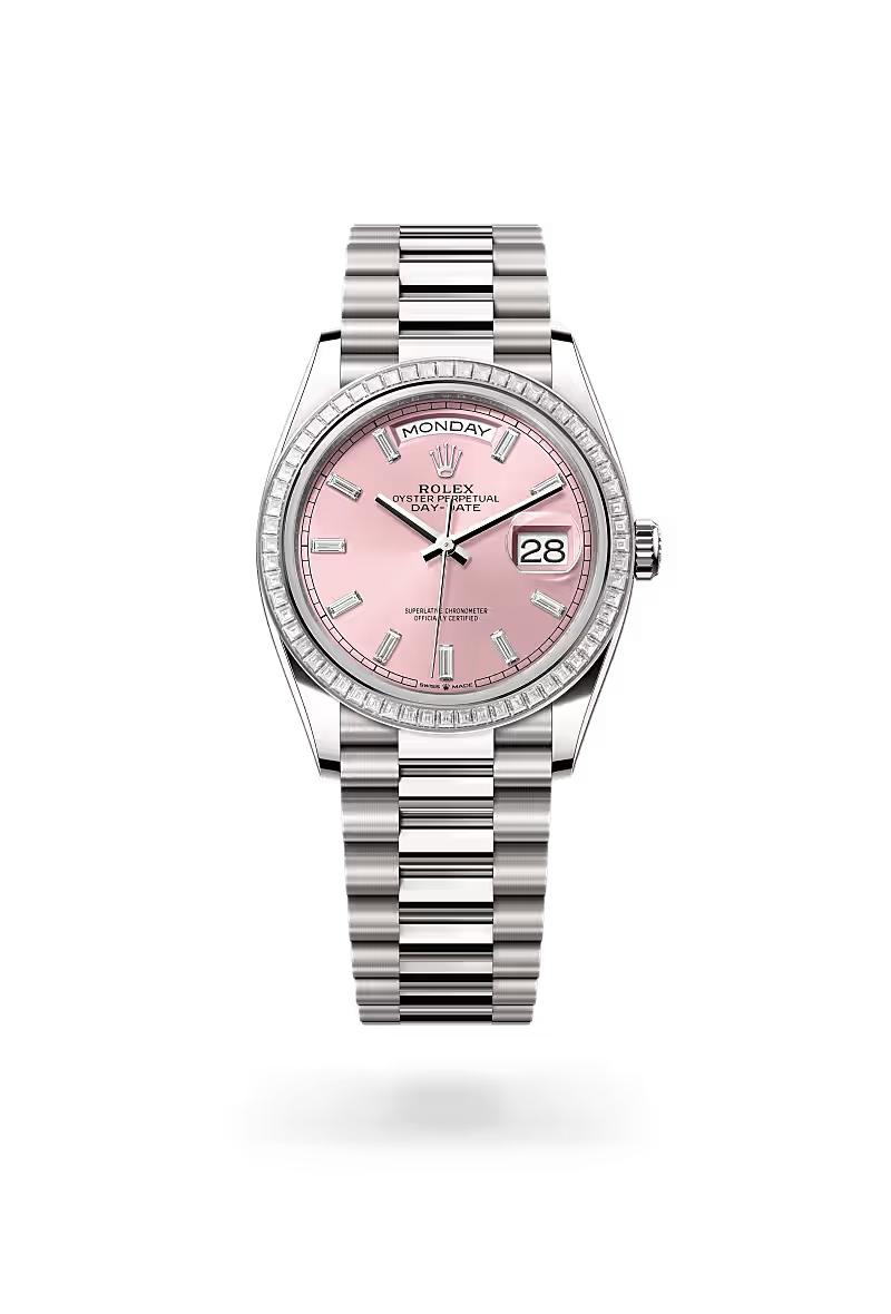 Day-Date 36 Blush Pink Diamond Luxe Watch
