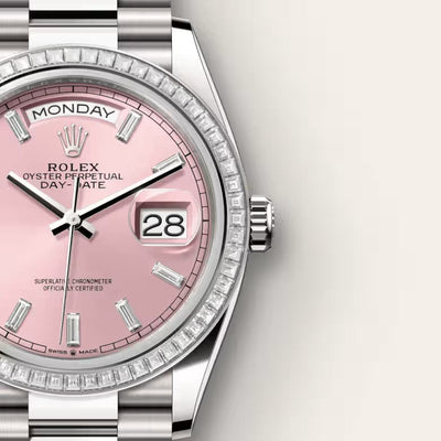 Day-Date 36 Blush Pink Diamond Luxe Watch