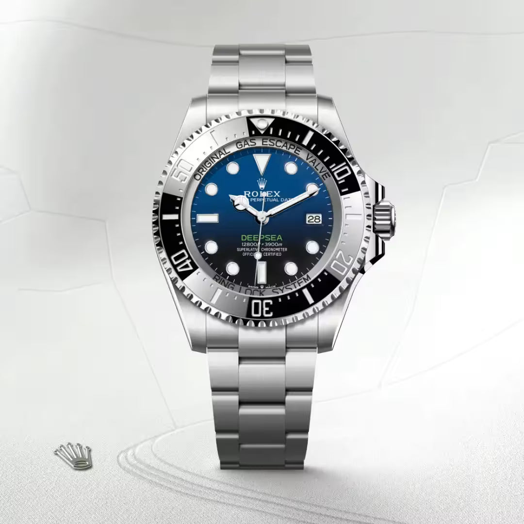 Ocean Blue Steel Diver Watch