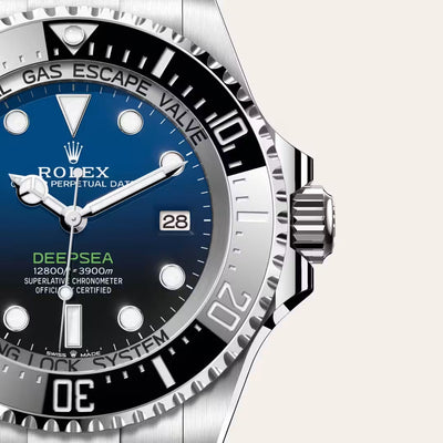 Ocean Blue Steel Diver Watch