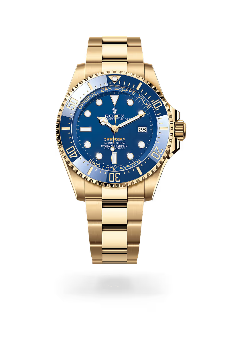Royal Blue Gold Diver Watch