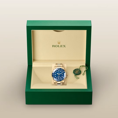 Royal Blue Gold Diver Watch