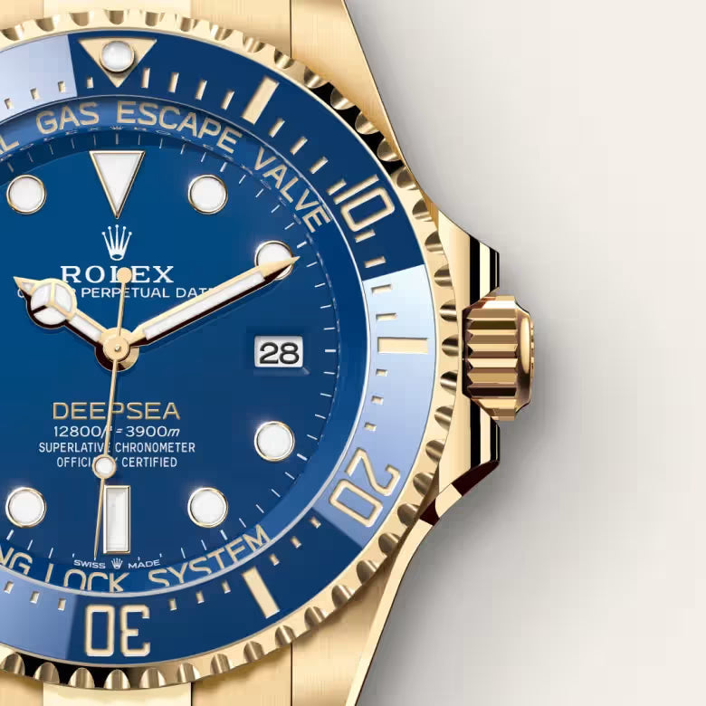 Royal Blue Gold Diver Watch