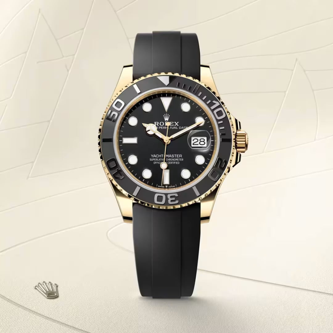 Yacht-Master 42 Yellow Gold Black Dial
