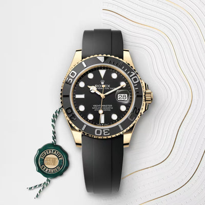 Yacht-Master 42 Yellow Gold Black Dial