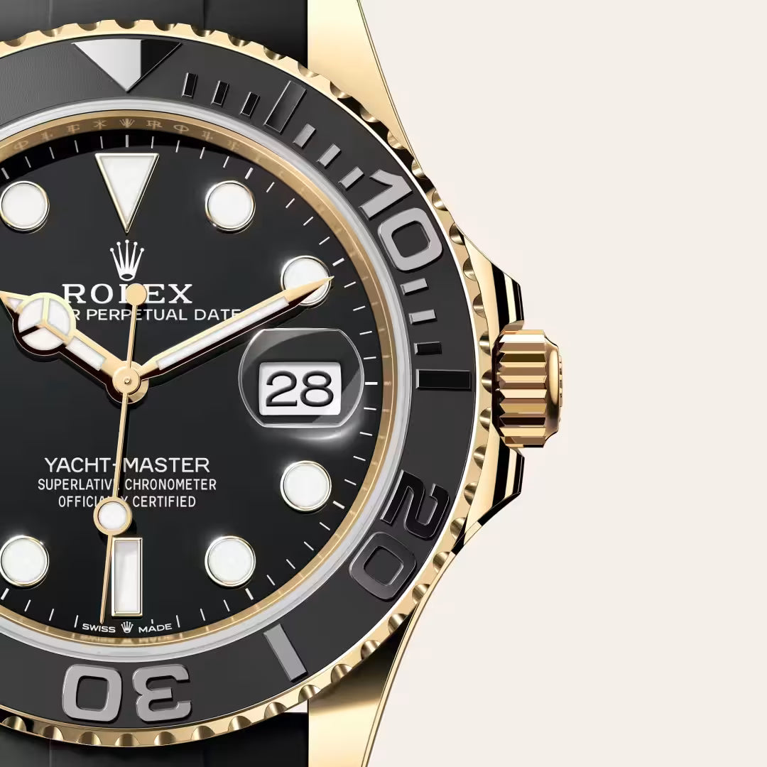 Yacht-Master 42 Yellow Gold Black Dial