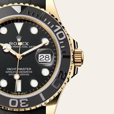 Yacht-Master 42 Yellow Gold Black Dial