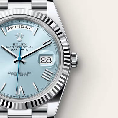 Day-Date 40 Glacier Blue Elite Watch