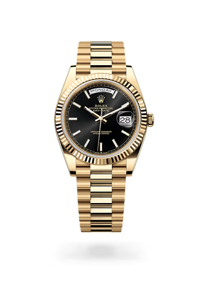 Day-Date 40 Classic Black Dial President Watch