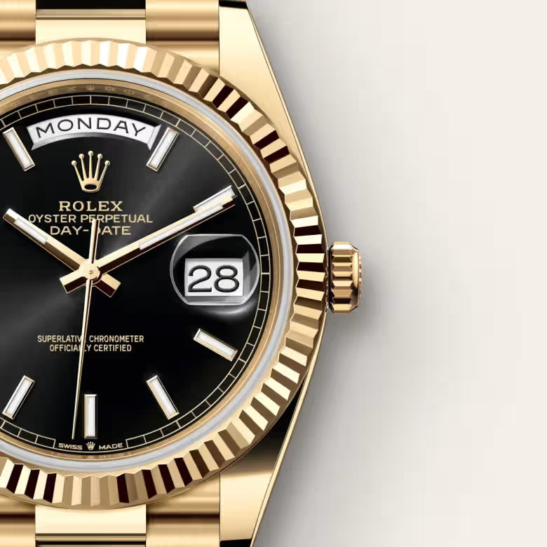 Day-Date 40 Classic Black Dial President Watch