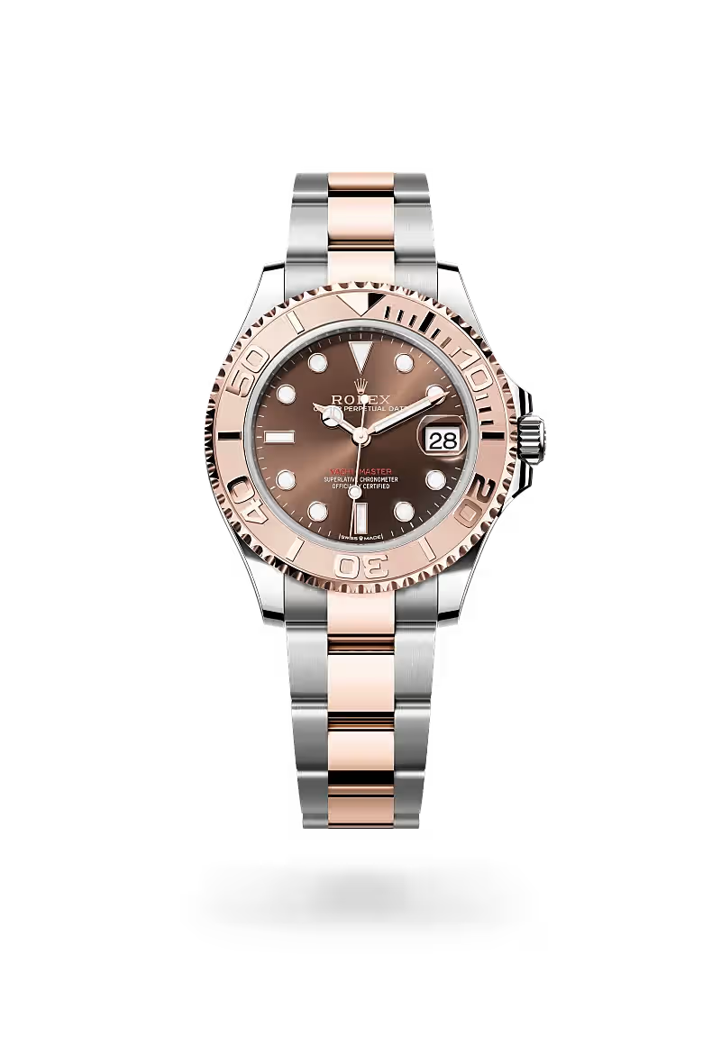 Yacht-Master 40 Everose Rolesor Chocolate Dial Oyster Bracelet