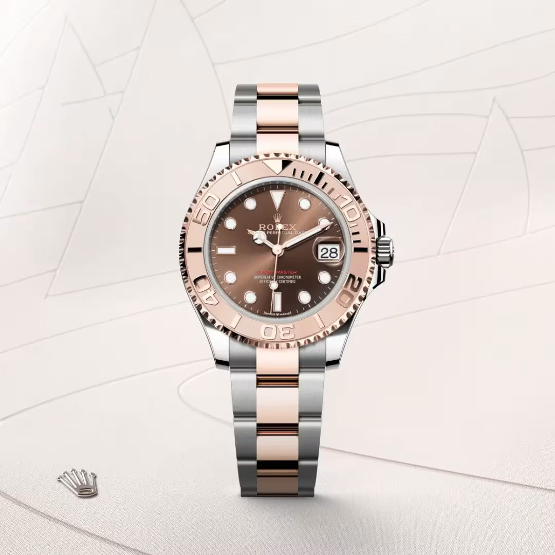 Yacht-Master 40 Everose Rolesor Chocolate Dial Oyster Bracelet