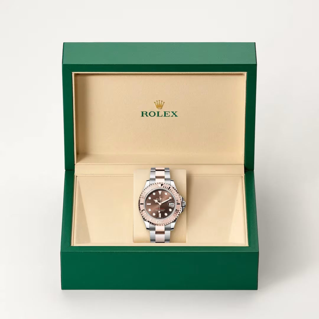 Yacht-Master 40 Everose Rolesor Chocolate Dial Oyster Bracelet