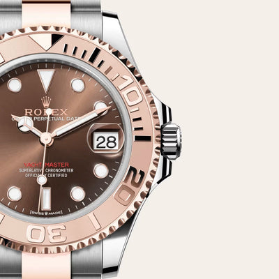 Yacht-Master 40 Everose Rolesor Chocolate Dial Oyster Bracelet