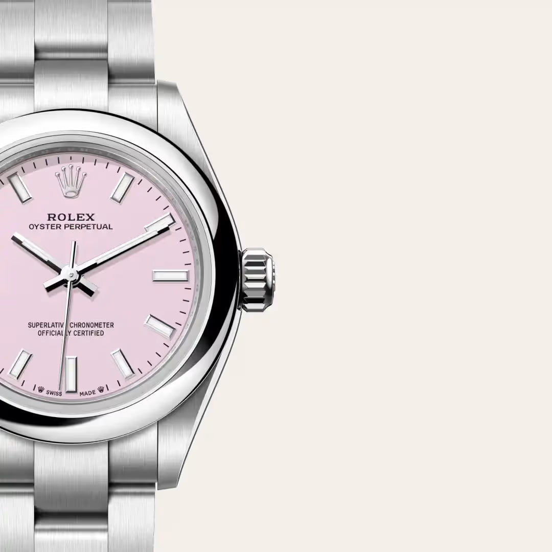 Oyster Perpetual 28 Elegant Pink Dial Oyster Perpetual Watch