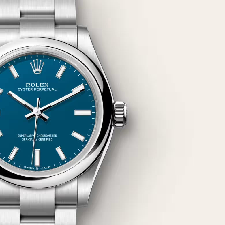 Oyster Perpetual 31 Ocean Blue Stainless Steel Watch