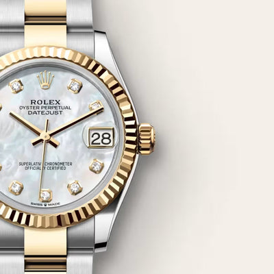Datejust 31 White Pearl Diamond Dial
