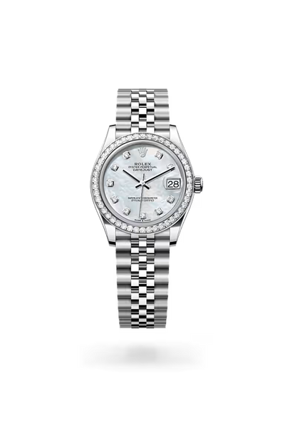 Datejust 31 Diamond Bezel Silver Dial Stainless Steel Luxury Watch