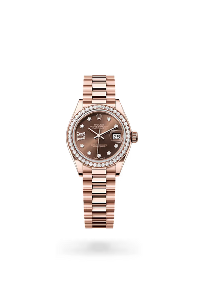 Lady-Datejust 28 Classic Diamond Bezel Wristwatch