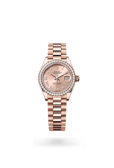 Lady-Datejust Classic Rose Gold Date Watch