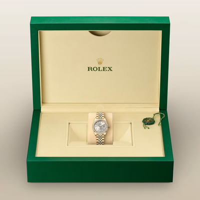 Lady-Datejust Prestige White Dial Gold Timepiece
