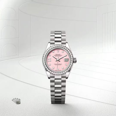 Lady-Datejust Rose Pink Dial Premium Ladies Watch