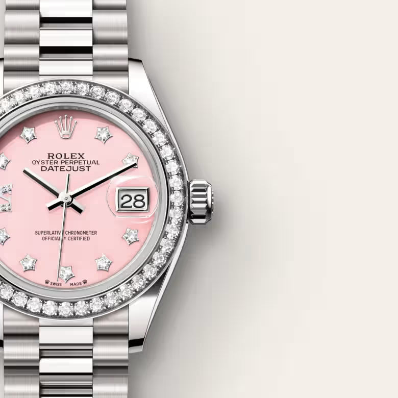 Lady-Datejust Rose Pink Dial Premium Ladies Watch