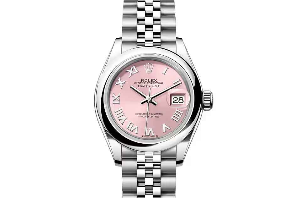 Lady-Datejust 28 Luxury Stainless Steel Bracelet Watch