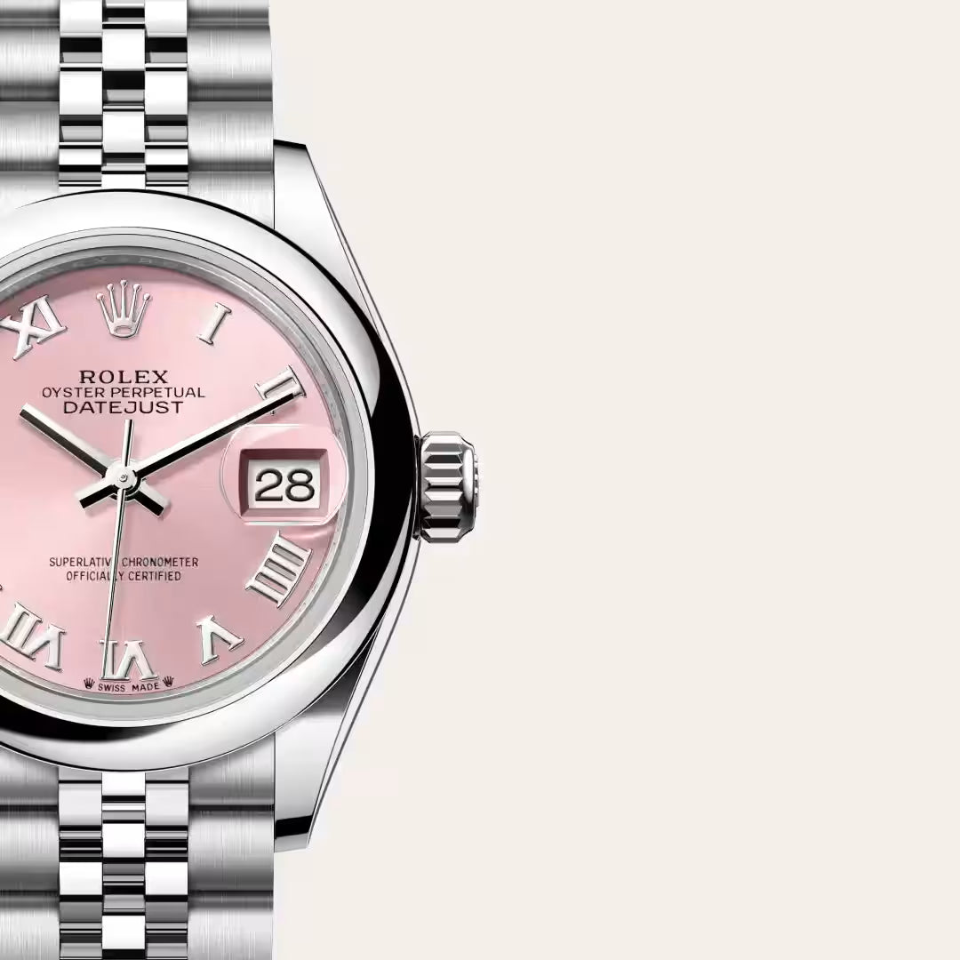 Lady-Datejust 28 Luxury Stainless Steel Bracelet Watch