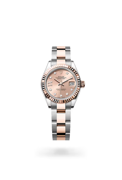 Lady-Datejust 28 Elegant Two-Tone Rose Gold Women’s Watch