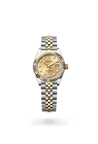 Lady-Datejust Premium Two Tone Gold Dial Women’s Watch