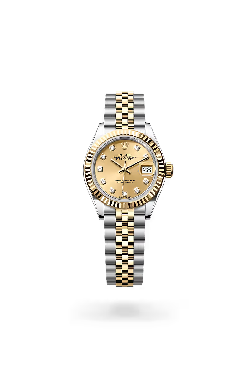 Lady-Datejust Premium Two Tone Gold Dial Women’s Watch