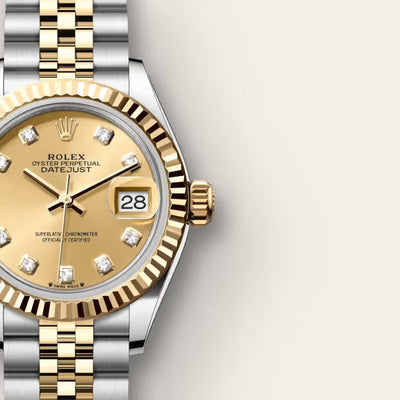 Lady-Datejust Premium Two Tone Gold Dial Women’s Watch
