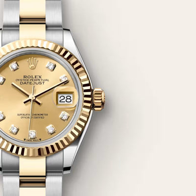 Lady-Datejust Classic Two Tone Gold Dial Women’s Watch