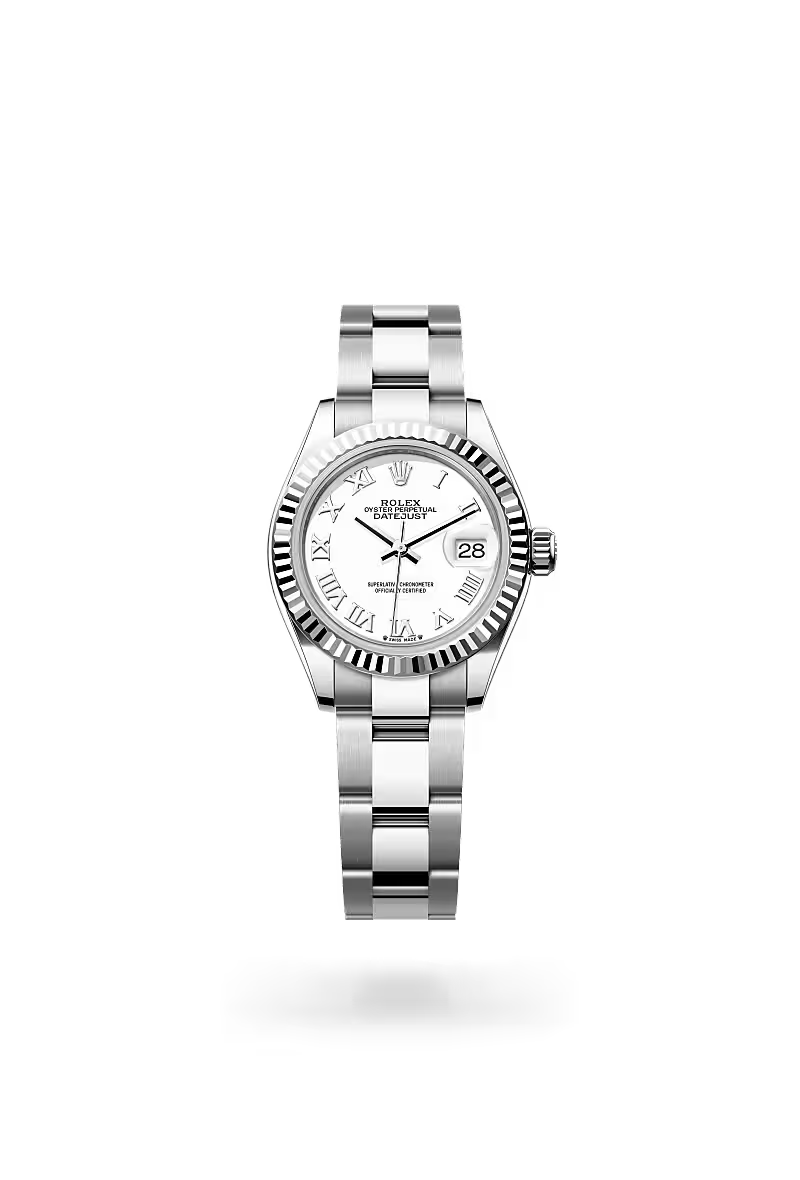 Lady-Datejust Classic Silver Dial Luxury Watch