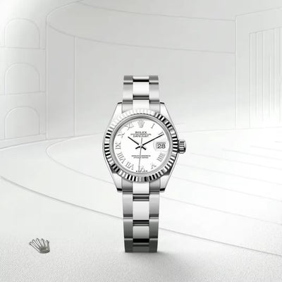 Lady-Datejust Classic Silver Dial Luxury Watch