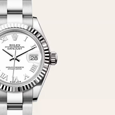 Lady-Datejust Classic Silver Dial Luxury Watch