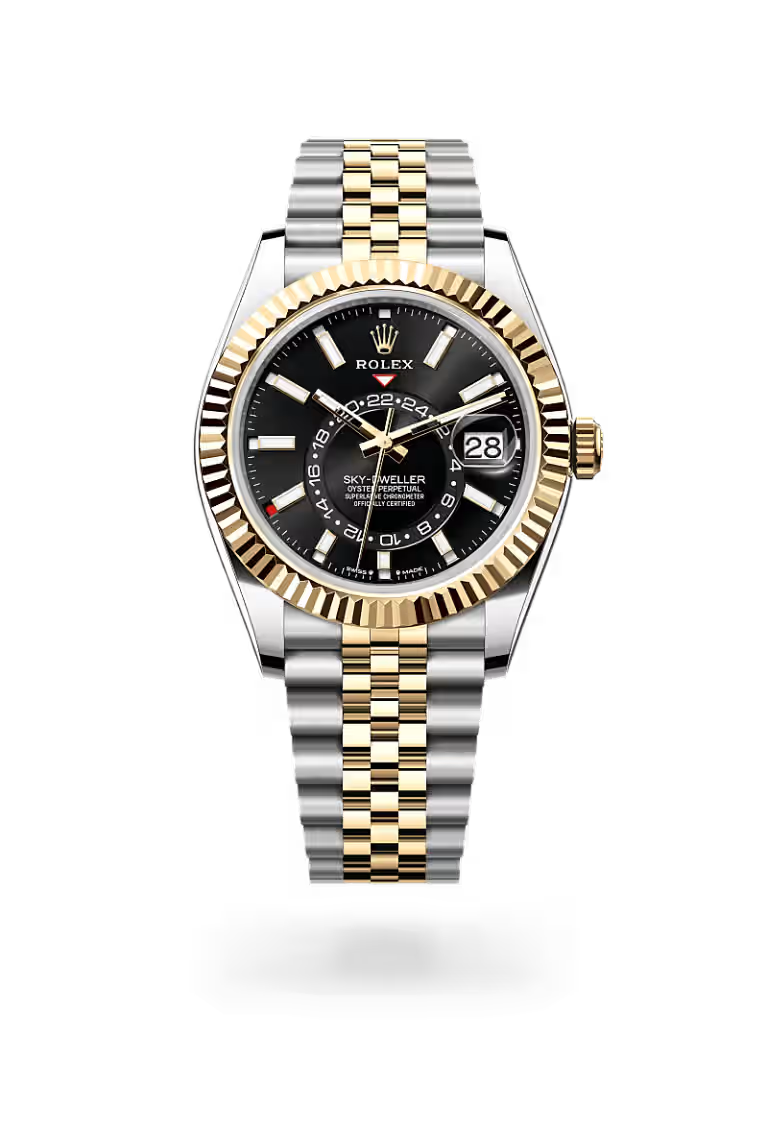 Sky-Dweller Premium Black Dial Date Men’s Watch