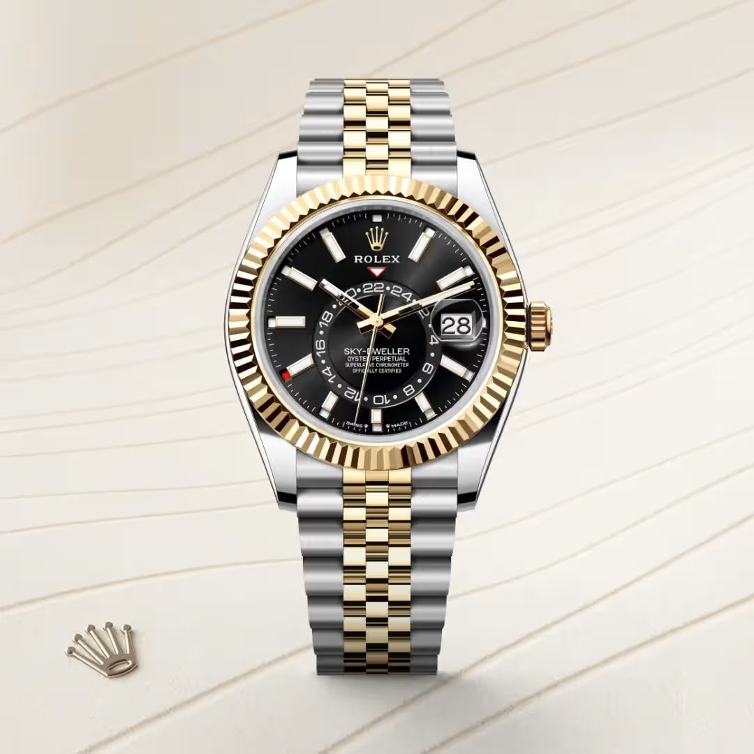 Sky-Dweller Premium Black Dial Date Men’s Watch