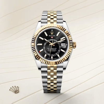 Sky-Dweller Premium Black Dial Date Men’s Watch