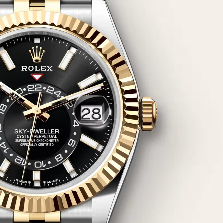 Sky-Dweller Premium Black Dial Date Men’s Watch
